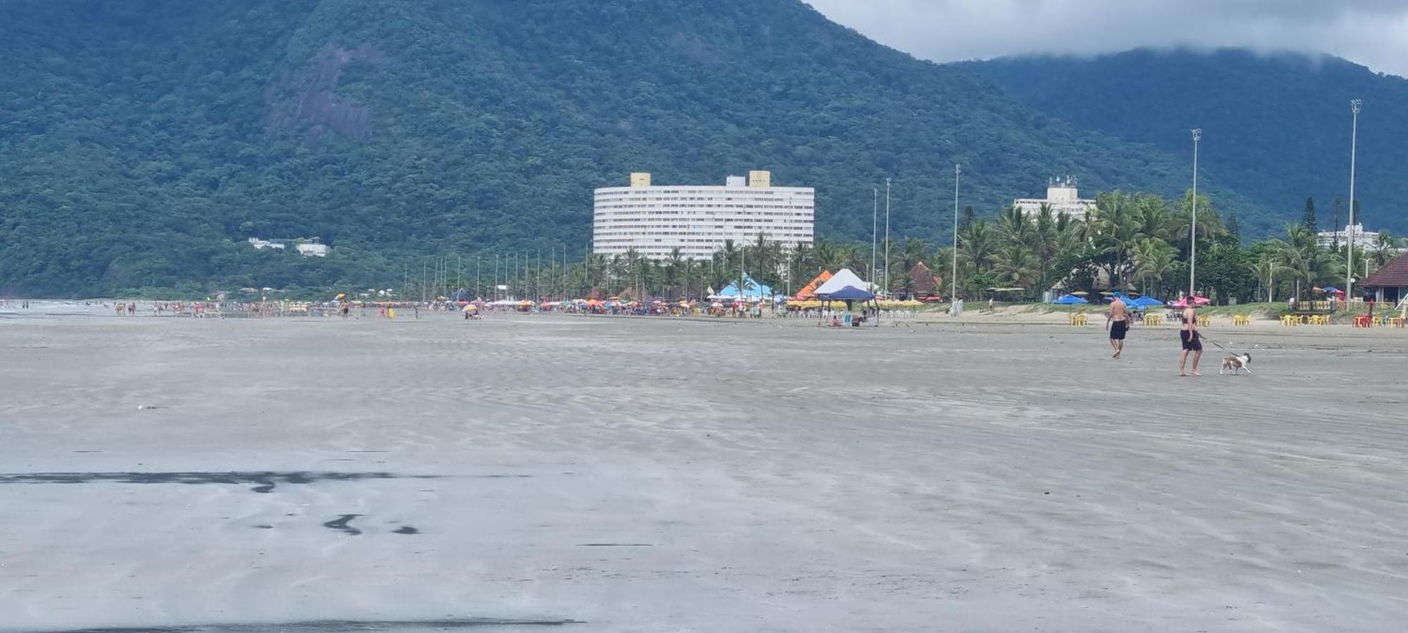 Apto Em Frente Ao Mar - Predio Redondo Peruíbe Eksteriør billede